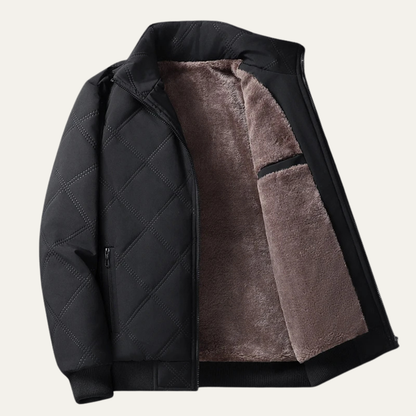 Warm Men's Padded Fleece Winter Jacket - Nocini