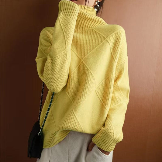 Women’s Sweater with Collar Neck