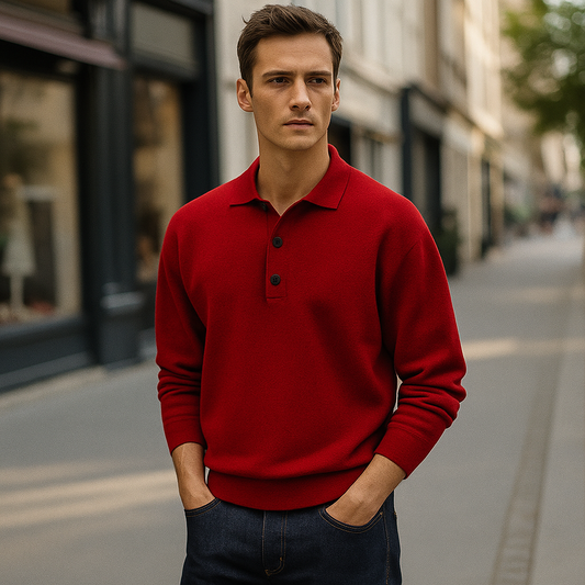 Casual Long Sleeve Shirt for Men | Simple