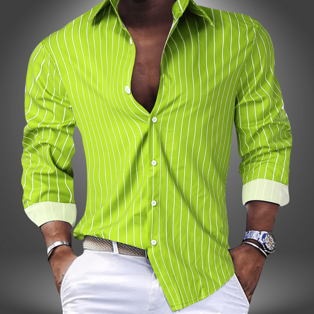 Casual Striped Shirt For Men | Relaxation