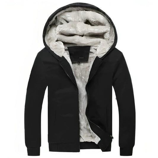 Zip Up Hooded Sweatshirt | Men's Fluffy Vest