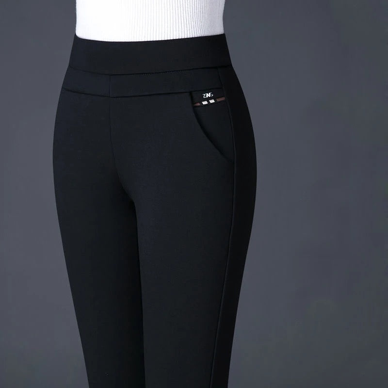 Women's High Waist Leggings | Elastic Fit With Pocket Detail