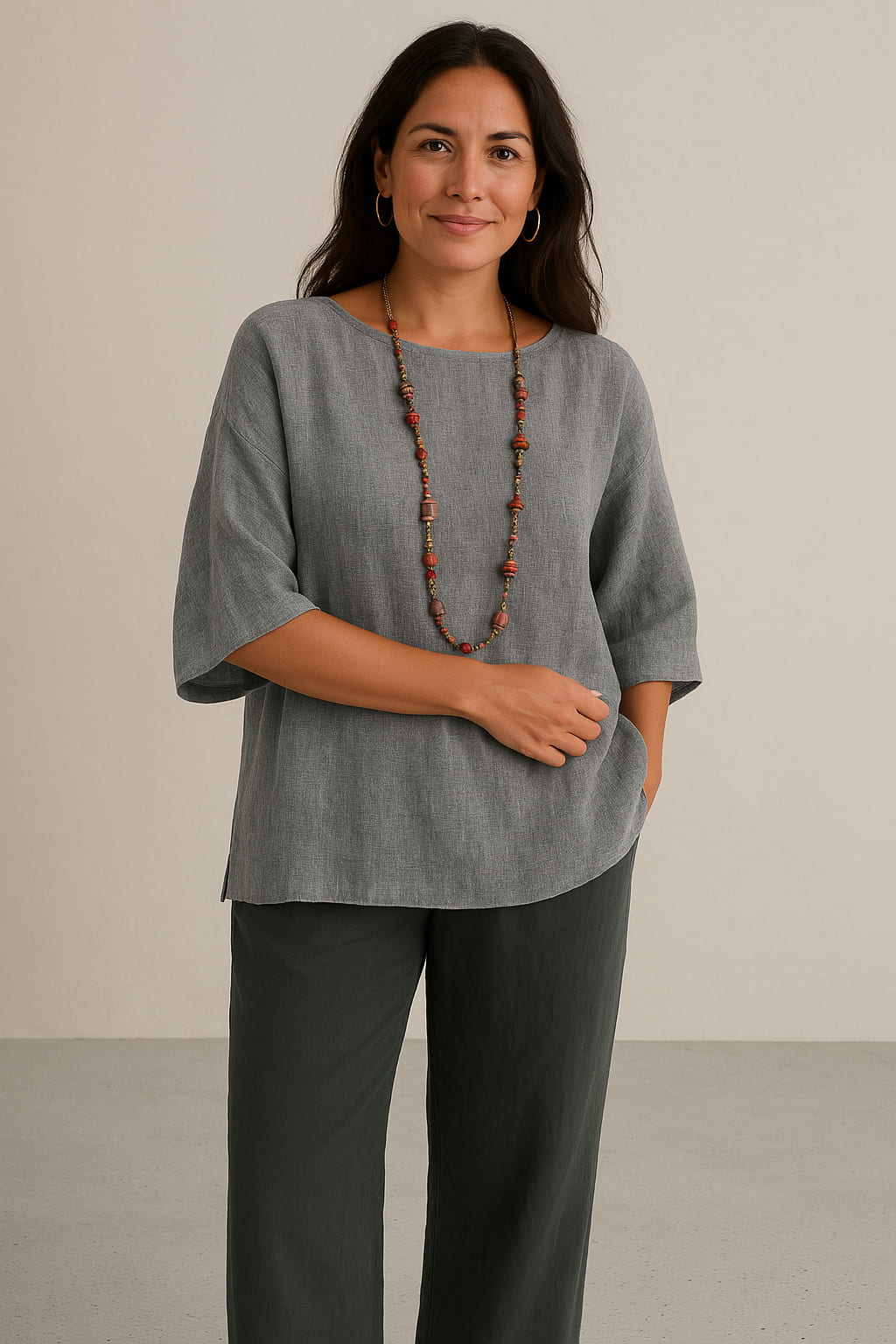 Casual T-shirt Women | 3/4 Sleeves