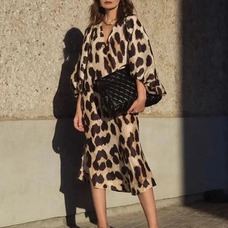 Beautiful Leopard Women's Party Dress