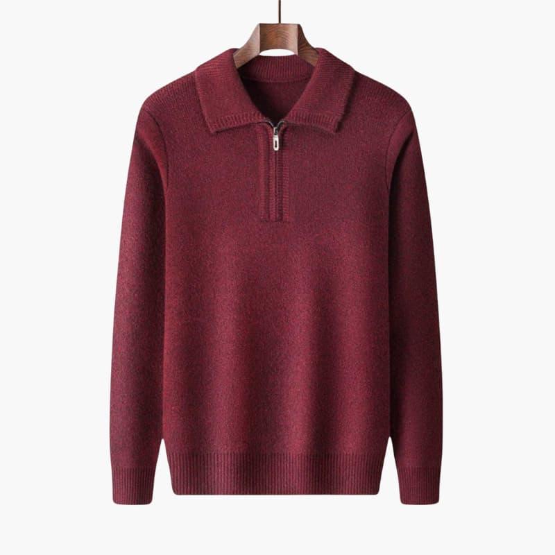 Women's Soft Knit Half-Zip Winter Sweater