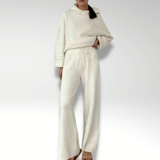 TrendAura | Luxury Woman Hoodie Striped Set