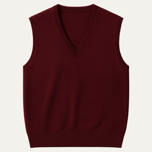 Casual Men's Sleeveless Crew Neck Knit Vest - Nocini