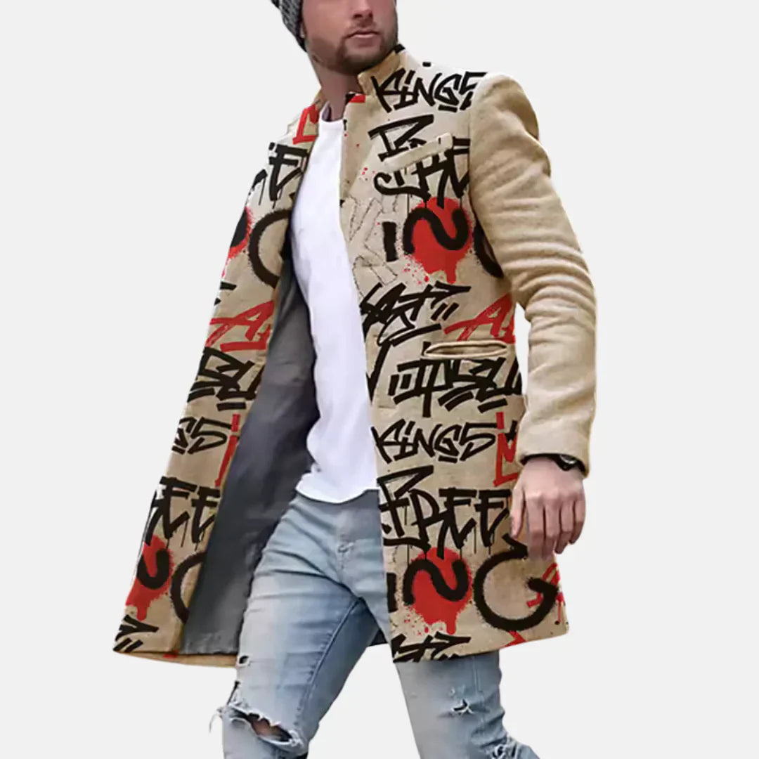 Urban Style Coat - Relaxed Fit Men's Jacket