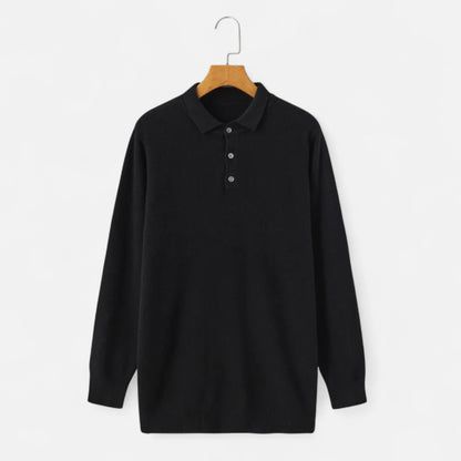 Ancient World | Men's Merino Wool Polo Collar Sweater