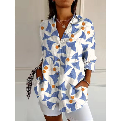 Women's shirt with print | Loose fit
