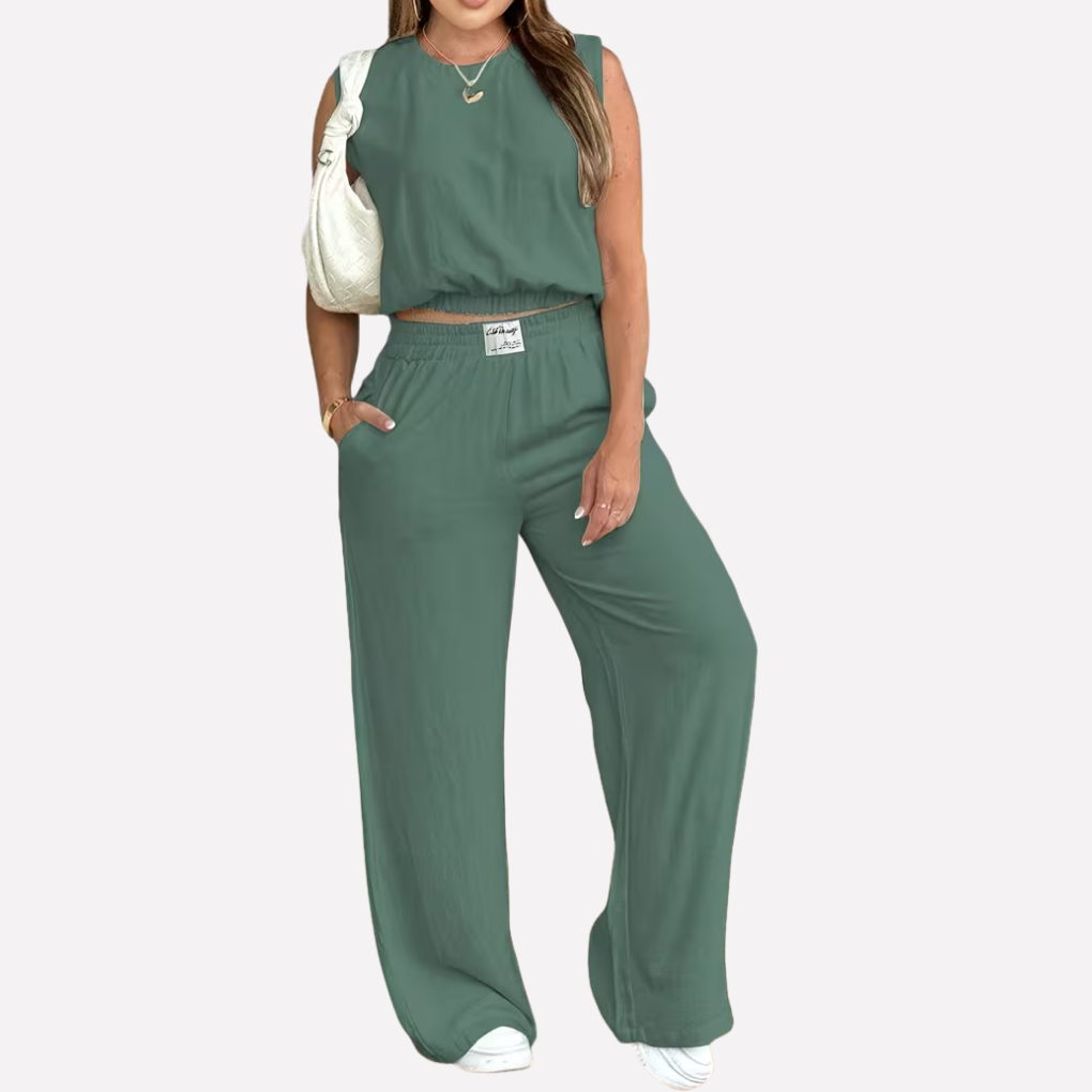 Casual Two Piece Daily Wear Set - Olytrend