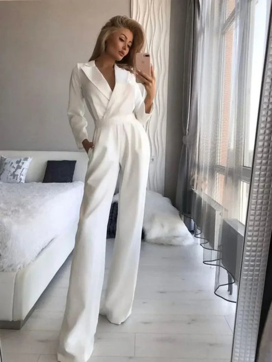 Women's Relaxed Fit V Neck Romper - Olytrend