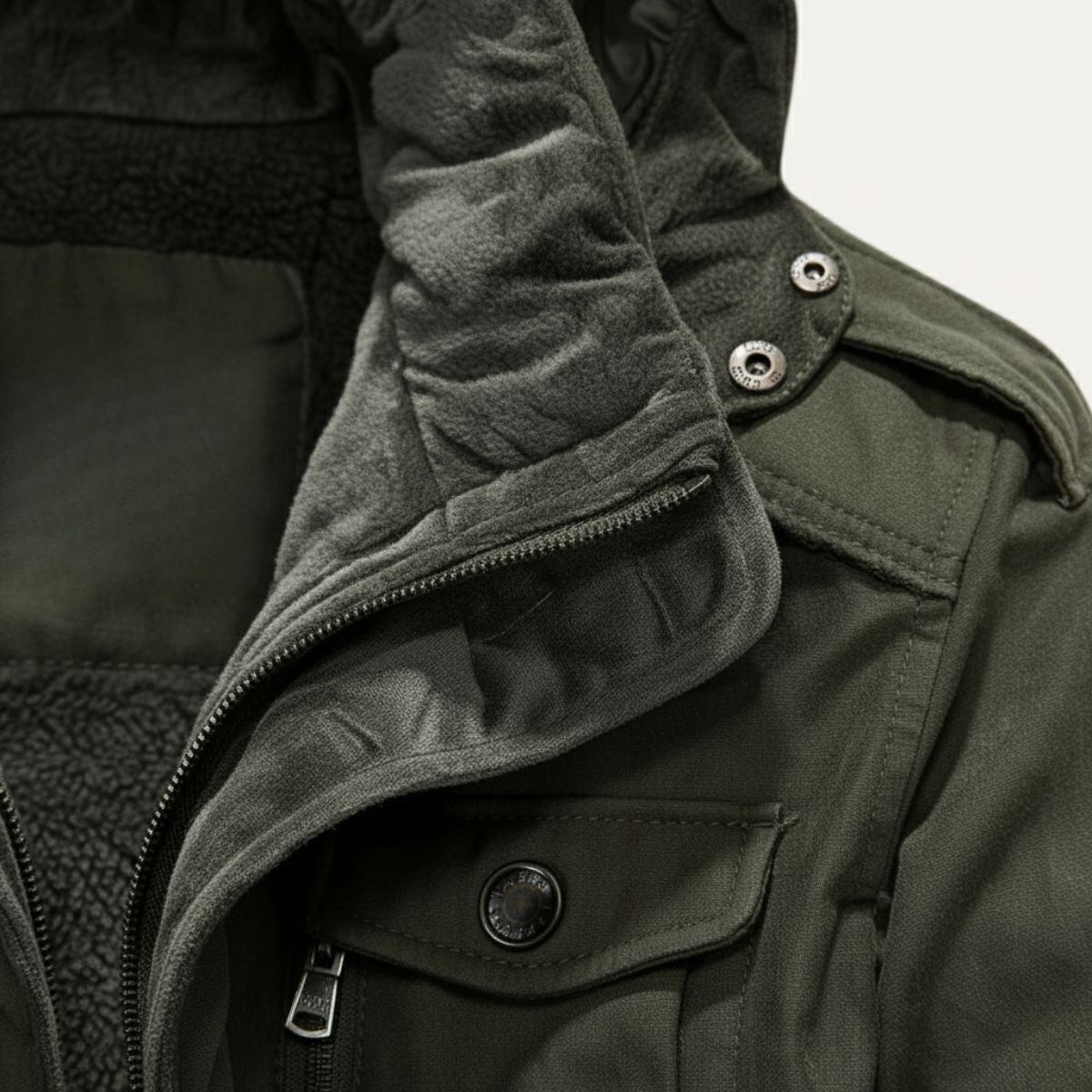 Warm Waterproof Men's Winter Coat with Hood