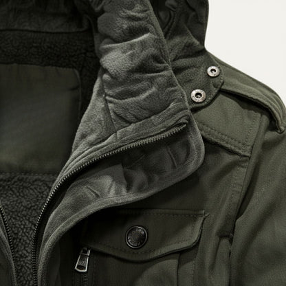 Warm Waterproof Men's Winter Coat with Hood