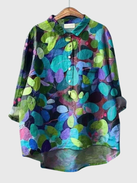 Women's Pretty Flower Pattern Top