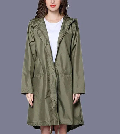 Yamina-Pink | Women's Fine Hooded Parka — Simplicity & Elegance in Daily Life