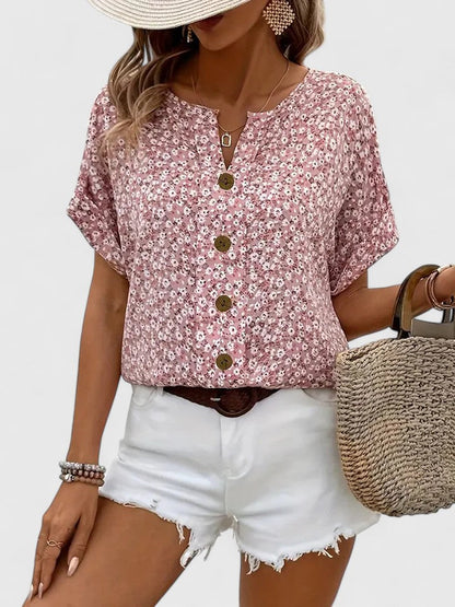 Beautiful Blossom Women's Summer Top - Olytrend