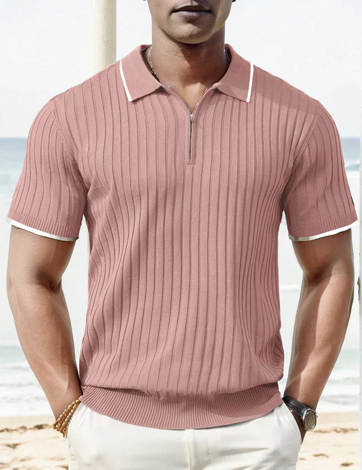 Versatile and comfortable Hudson men's casual polo shirt
