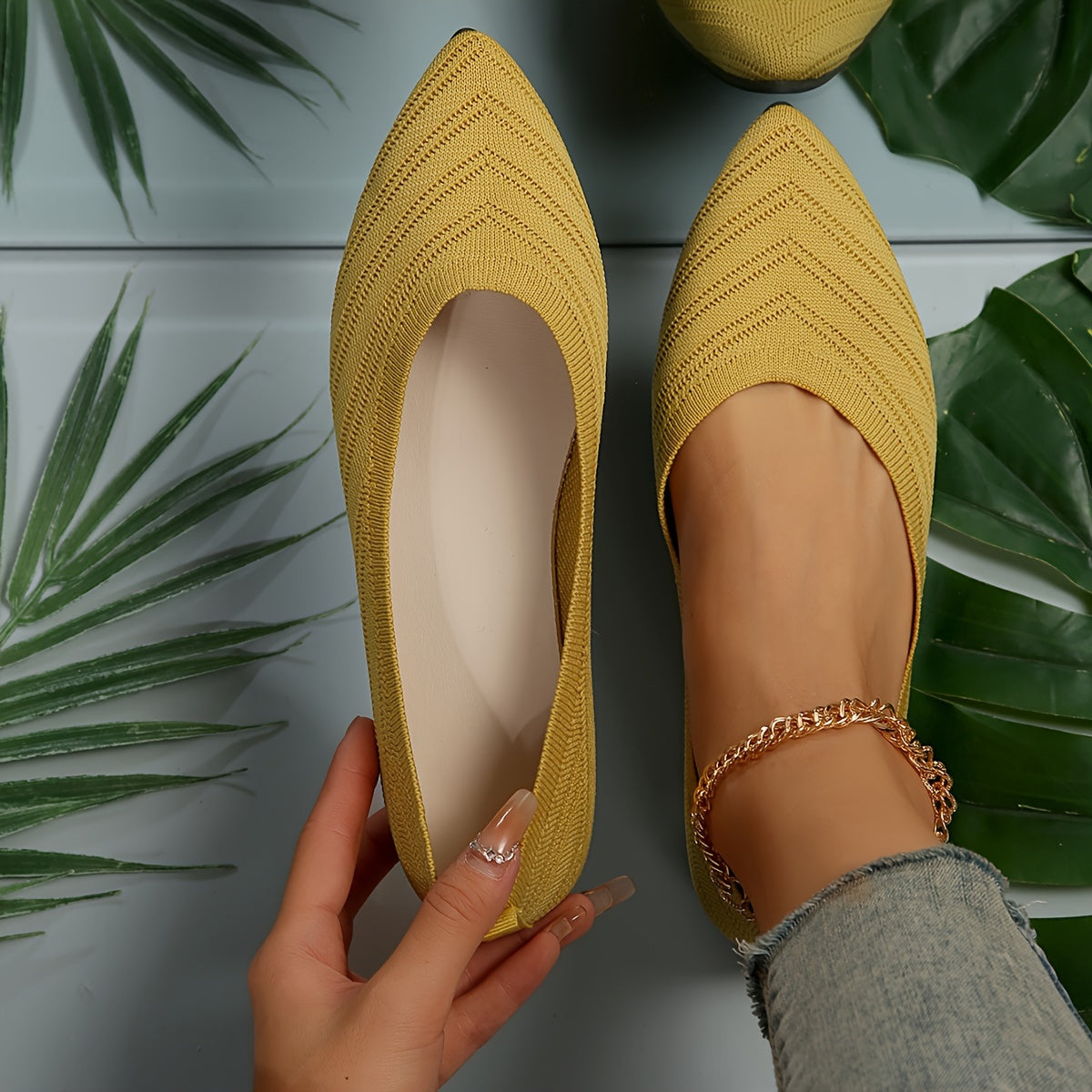 Women's Pointed Shoes Ballerinas | Slip On