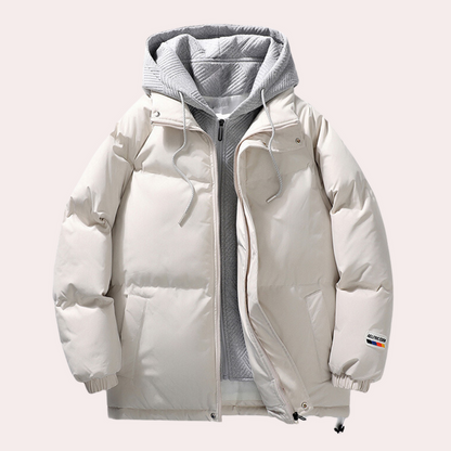 Stylish men's hooded jacket by Olman