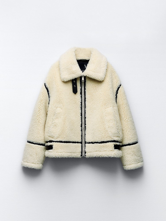 Autumn Teddy Coat in Lana