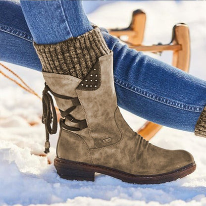 Women's Winter Boots | Non-slip & Lacing