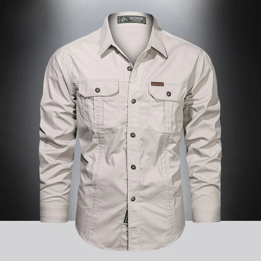 Versatile cargo shirt for men