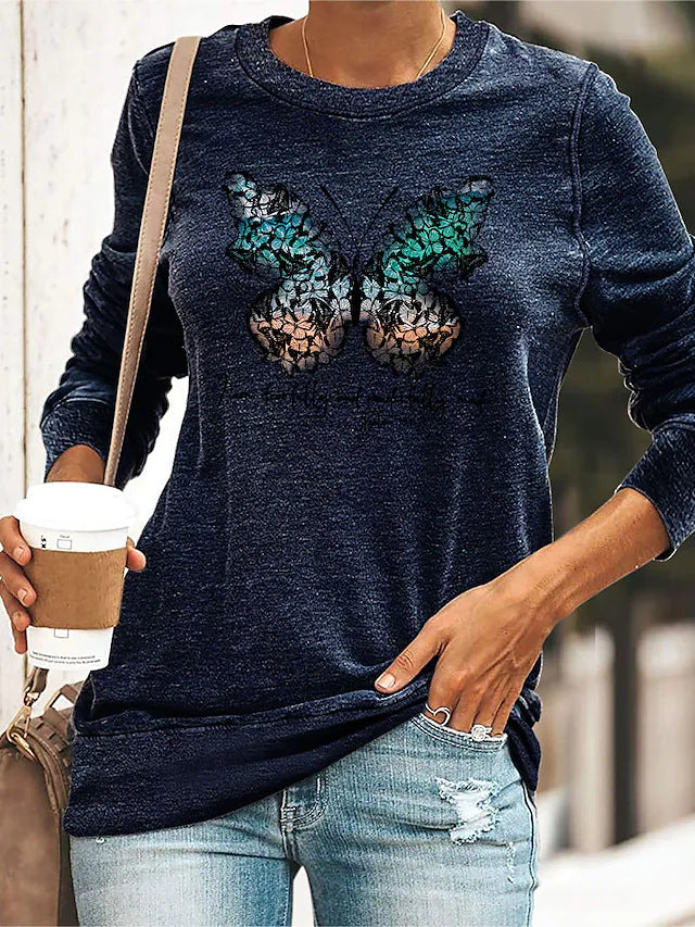 3D Printed Christmas loose Casual Top