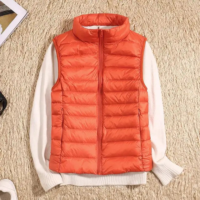 Women's quilted vest | With zipper