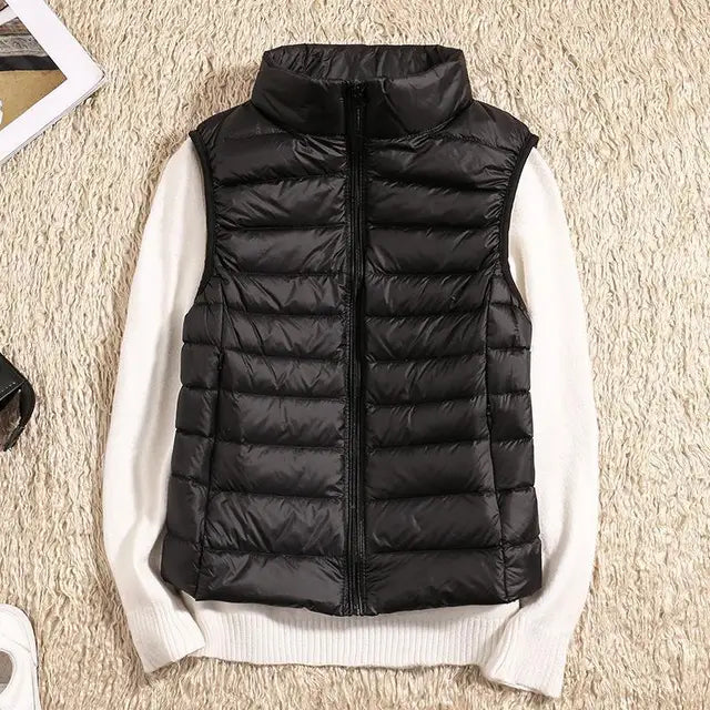 Women's quilted vest | With zipper