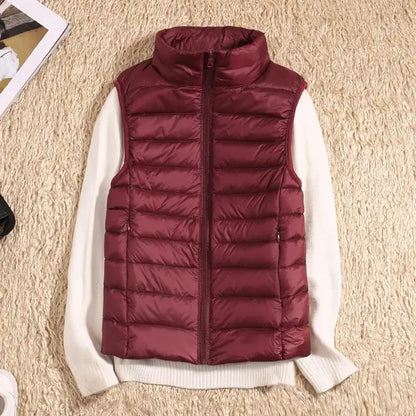 Women's quilted vest | With zipper