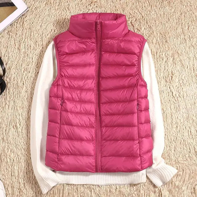 Women's quilted vest | With zipper