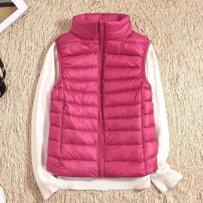 Women's quilted vest | With zipper
