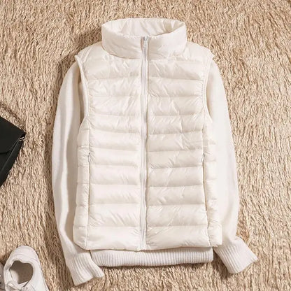 Women's quilted vest | With zipper