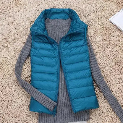 Women's quilted vest | With zipper