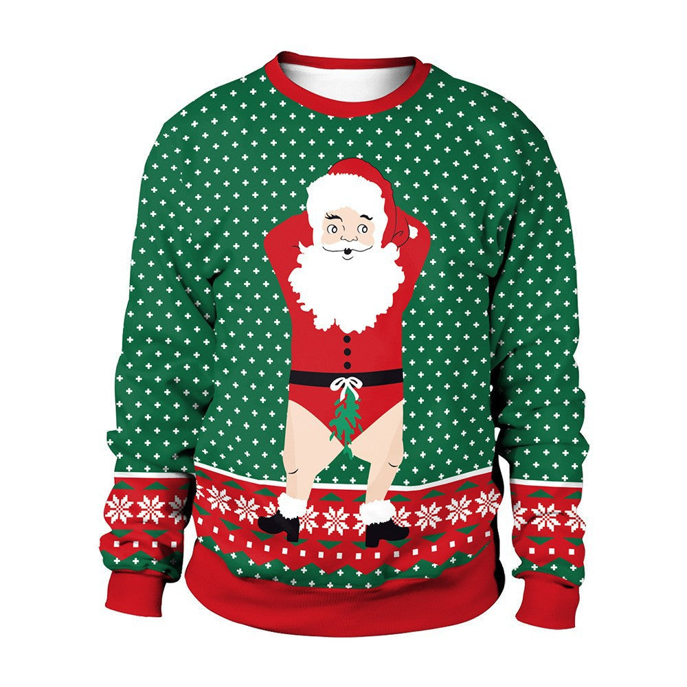 3D Printed Christmas Crewneck Sweat