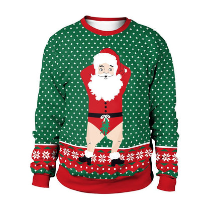 3D Printed Christmas Crewneck Sweat
