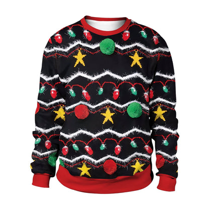 3D Printed Christmas Crewneck Sweat
