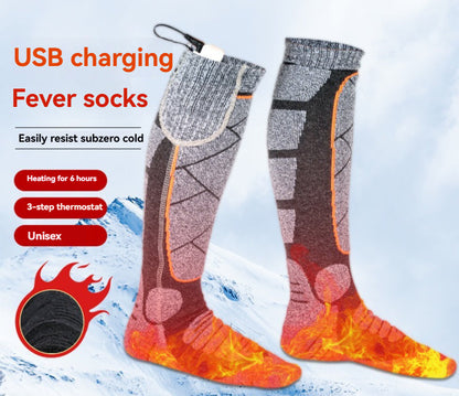 Adjustable Temperature Heating Socks For Men And Women