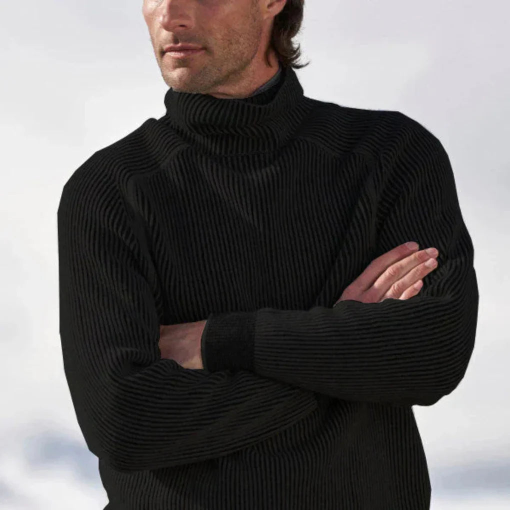 Warm Crew Neck Winter Sweater for Men