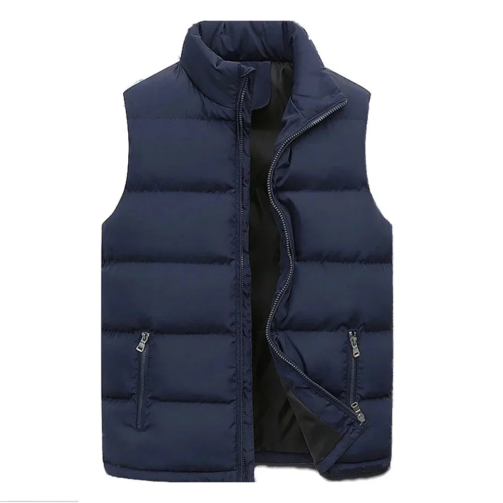 Warm Padded Mens Vest Jacket