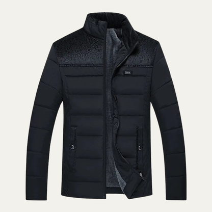 Warm Men's Padded Puffer Zip Jacket - Nocini