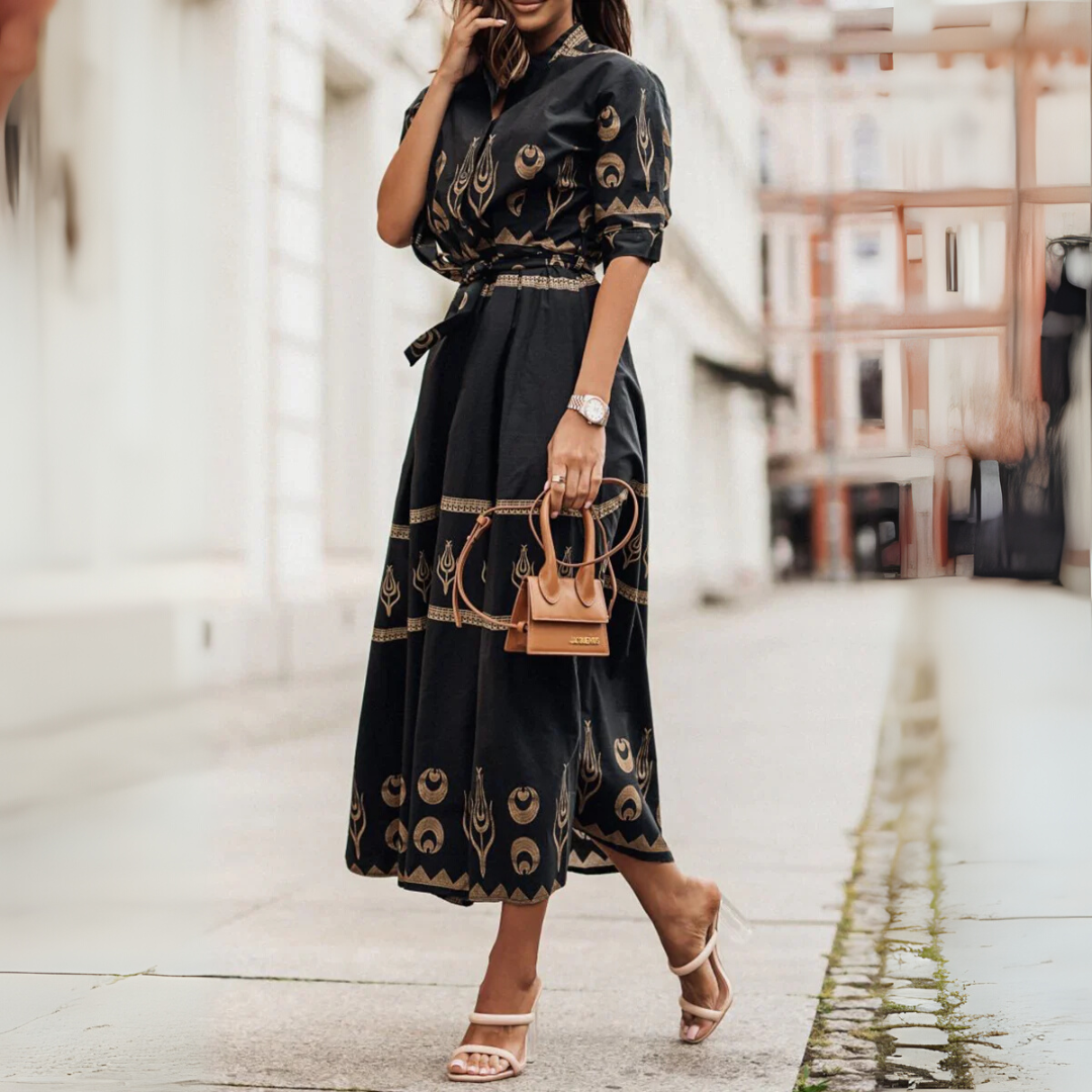 Casual Summer Cotton Mini Dress - Olytrend