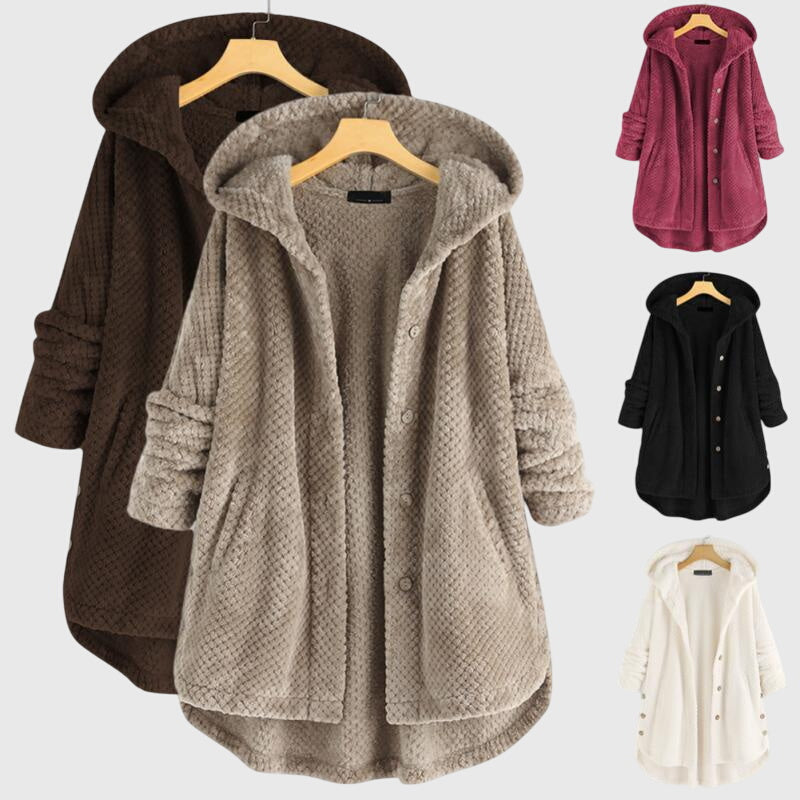 Warm Fleece Hooded Jacket