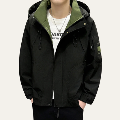 Waterproof Men's Breathable Windbreaker Jacket