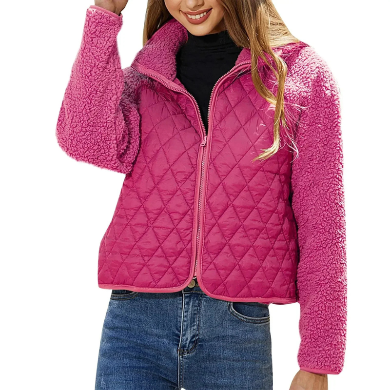 Women’s Teddy Sleeve Quilted Jacket | Casual