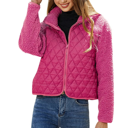 Women’s Teddy Sleeve Quilted Jacket | Casual