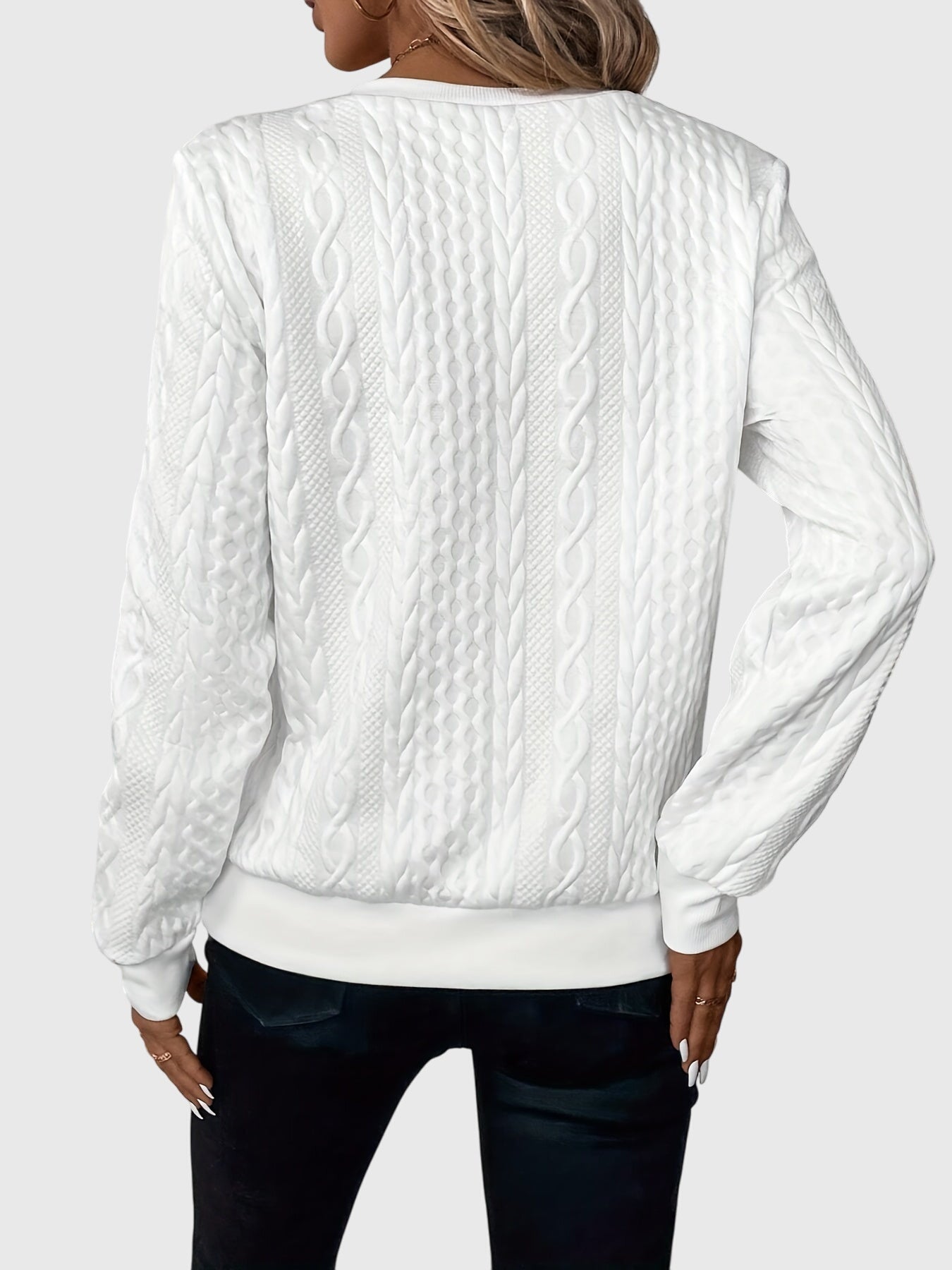 Warm Zip Up Knitted Sweater