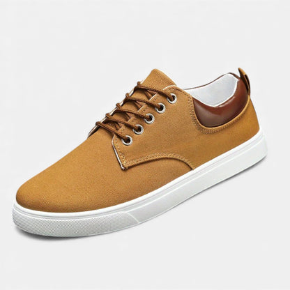 Ancient World | Classic Canvas Sneakers – Vulcanized Lace-up Shoes