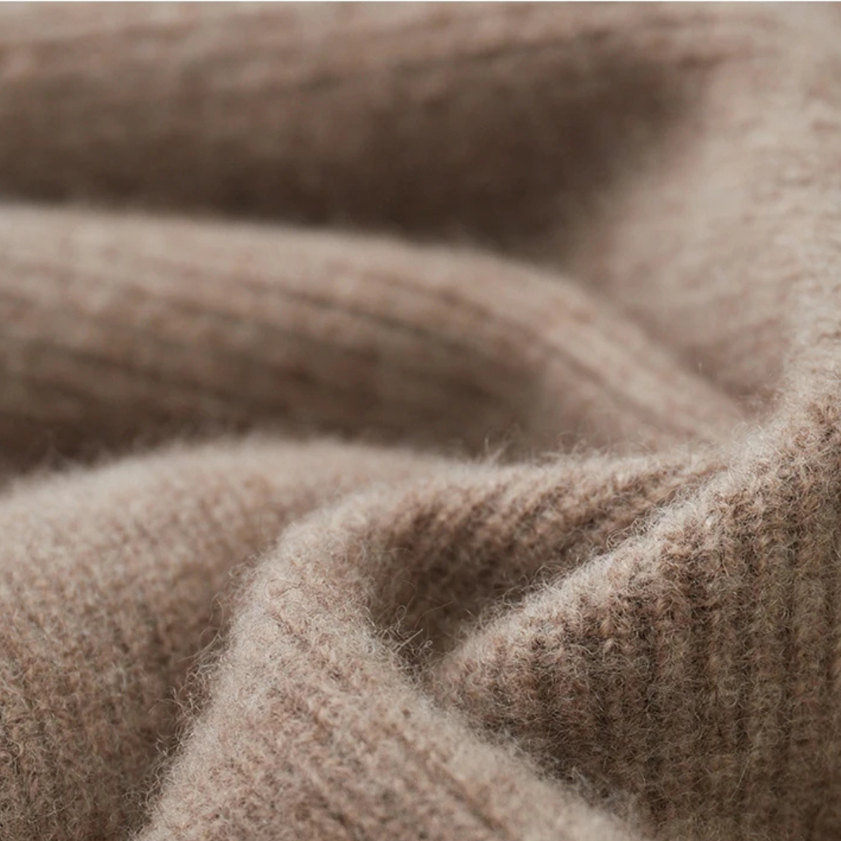 Warm Merino Wool Hooded Zip Up Sweater